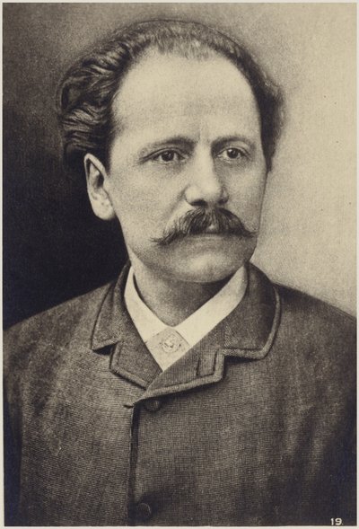 Portret van Jules Massenet door French Photographer